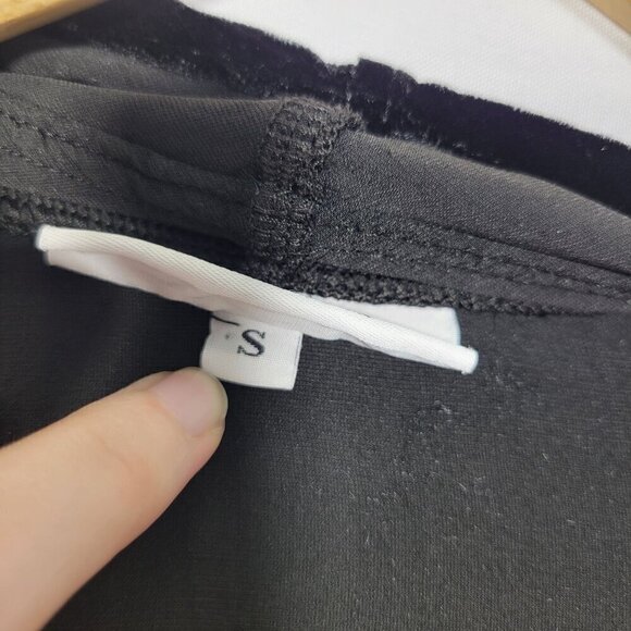 Bryn Walker Women's Silk Blend Black Velvet Sleeveless Long Cardigan Size S - Picture 9 of 10